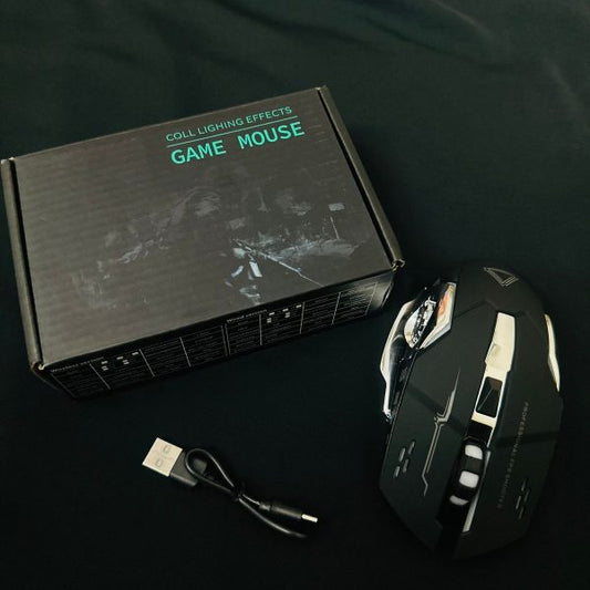 Wireless & Rechargeable Gaming Mouse Led Light Mouse | Ultimate Gaming Wireless Mouse For Laptop Pc Computer Gamer
